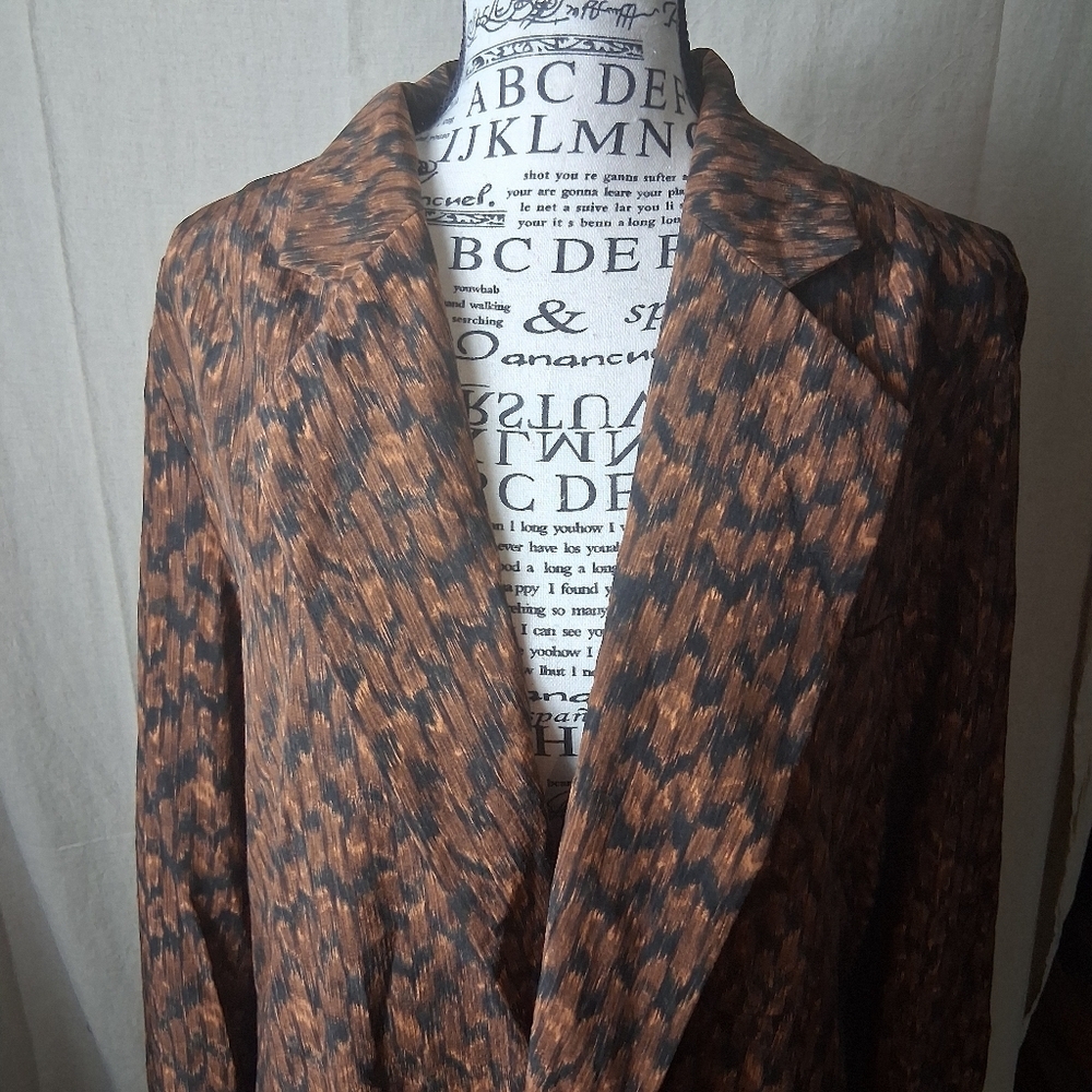 Vintage 80s Linda Allard Ellen Tracy Silk Blouse - Size 6 - Picture 3 of 6